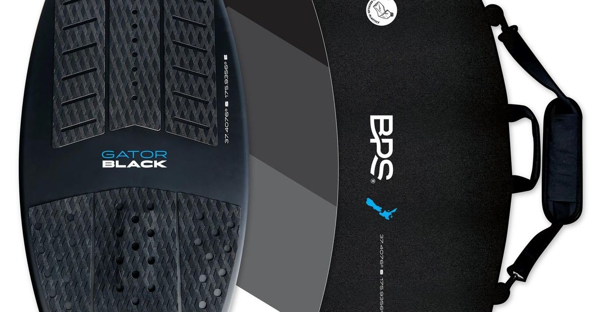 BPS New Zealand Gator Black Skimboard Deal: 6% Off