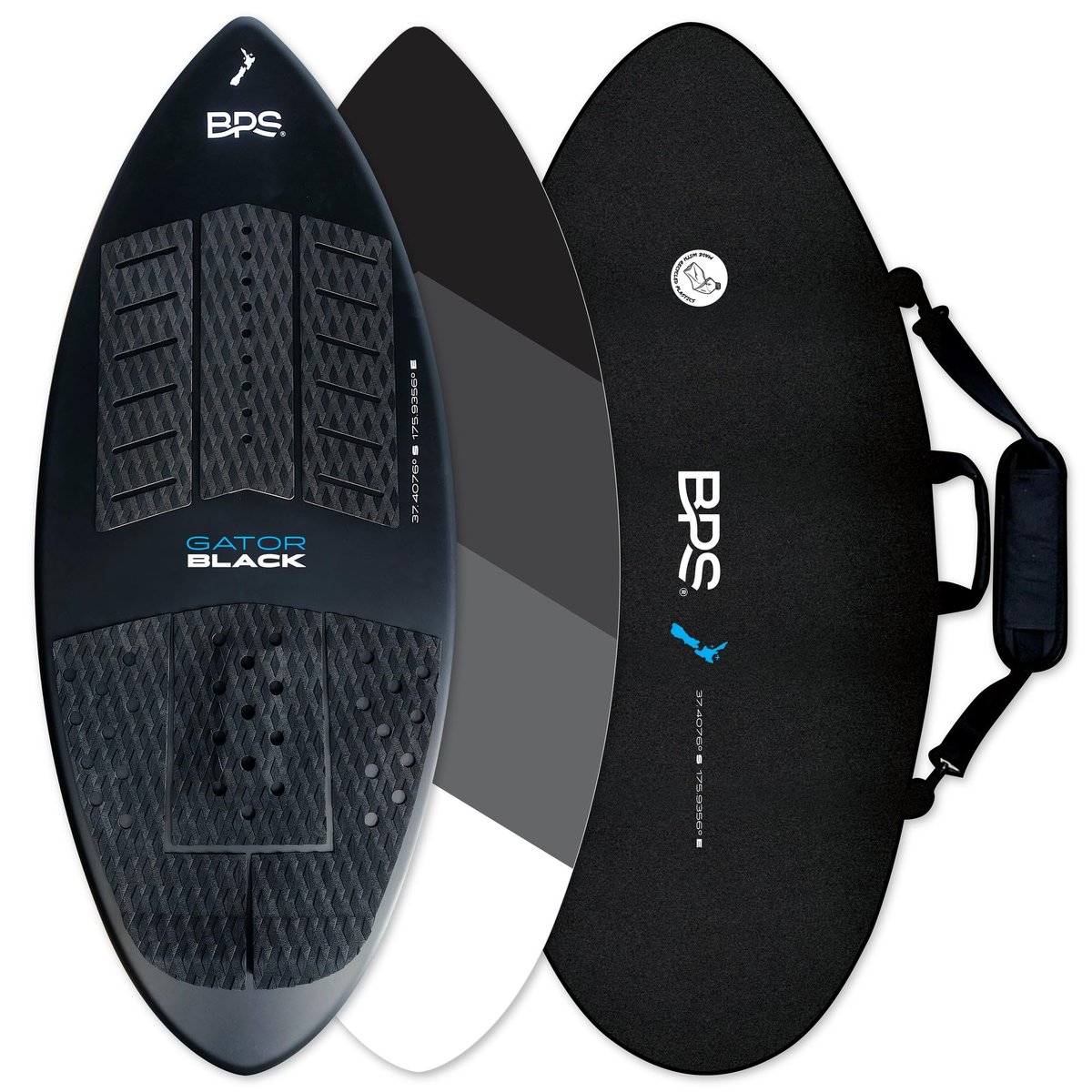 BPS New Zealand Gator Skimboard (スキムボード) BPS New Zealand Gator Black Skimboard Deal: 6% Off