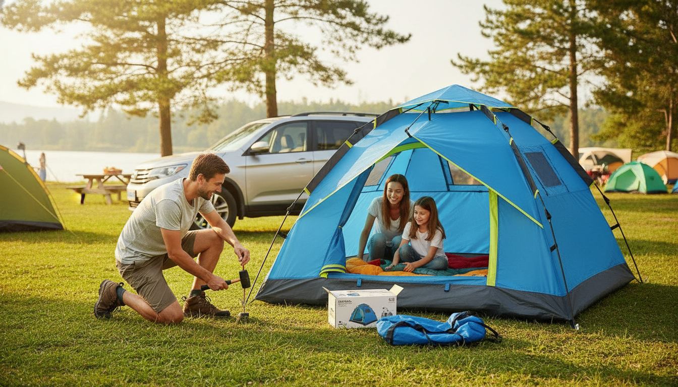 This $44 Pop-Up Tent Sets Up in 60 Seconds at Walmart