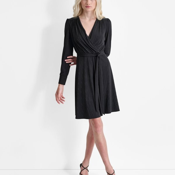 DKNY Faux Wrap Dress 81% Off at Macy's - Now $32.06