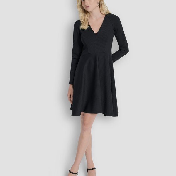 DKNY Fit-and-Flare Dress 81% Off at Macy'sNow $25