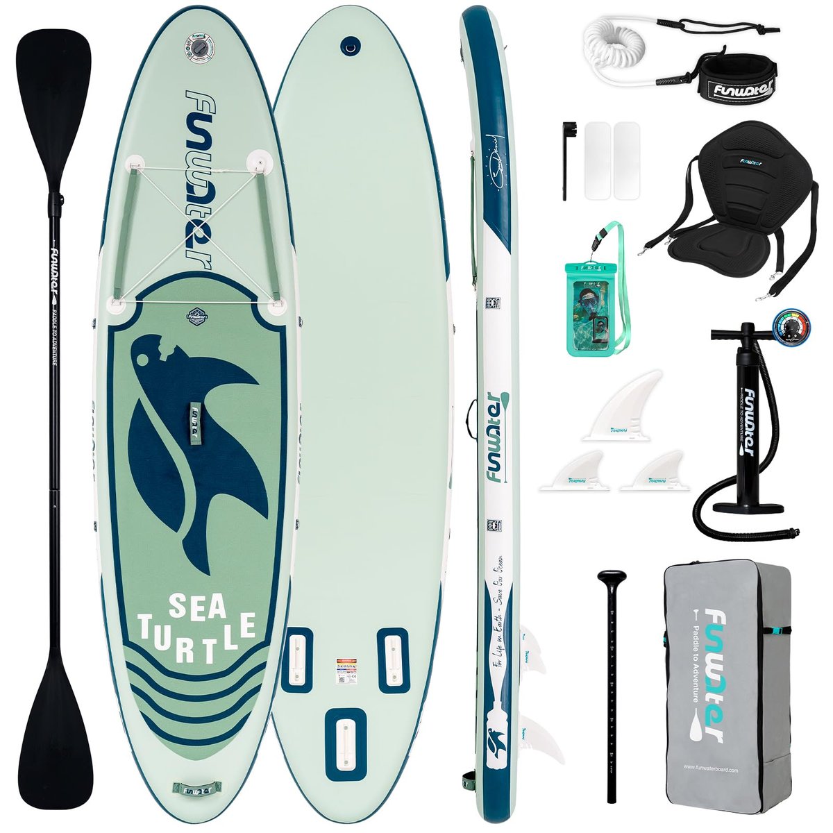 FunWater Inflatable Paddle Board Deal: $169 Complete SUP Kit