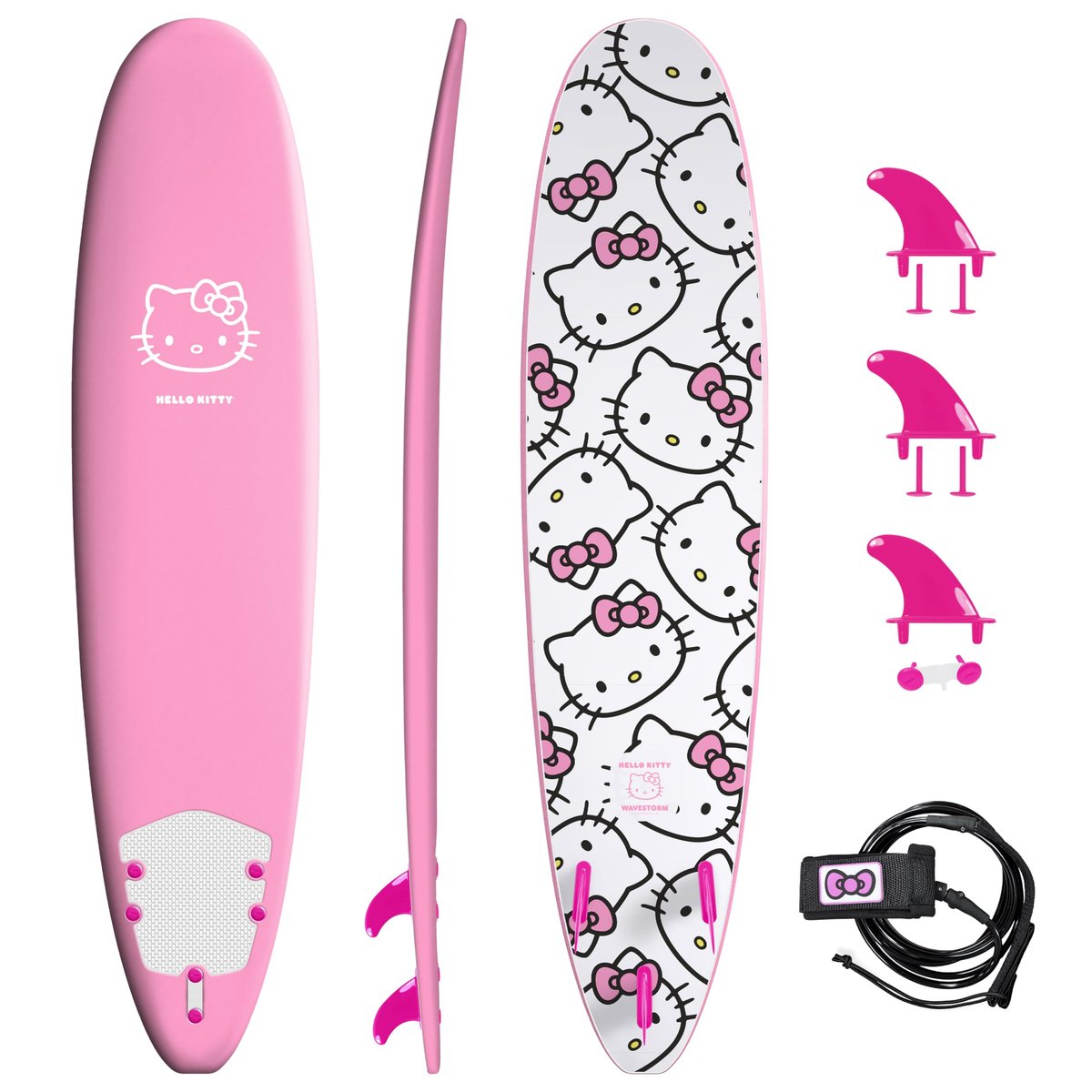 Hello Kitty ぬいぐるみ サーフボードセット Hello Kitty Wavestorm Surfboard Sale: 8ft Beginner Board