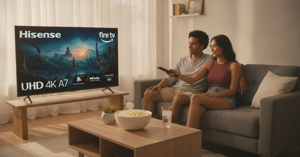 Hisense 55-Inch 4K Fire TV With Dolby Vision Under $400