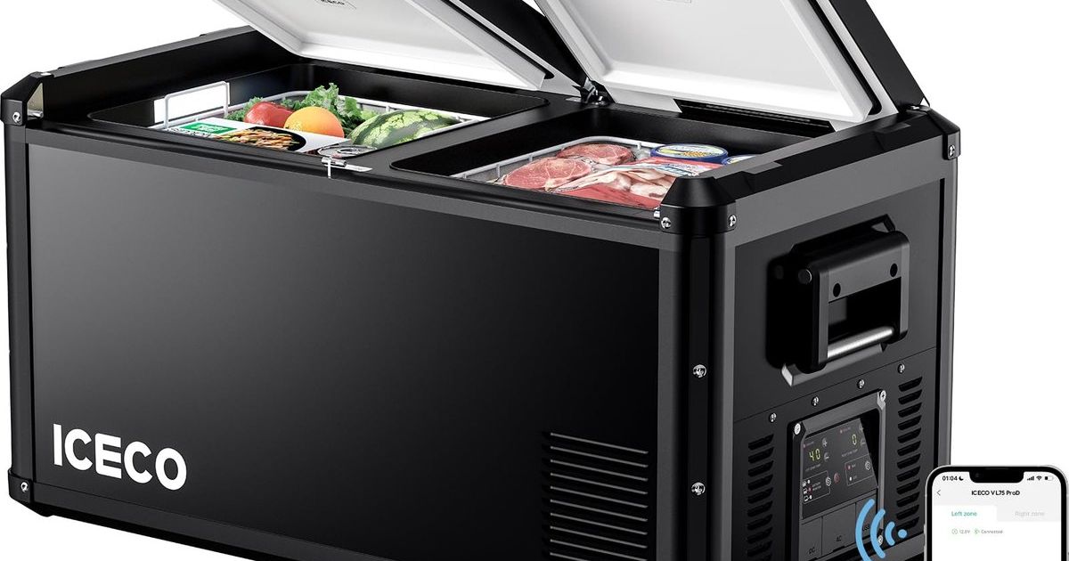 ICECO VL75 ProD Dual-Zone Portable Fridge Freezer Deal