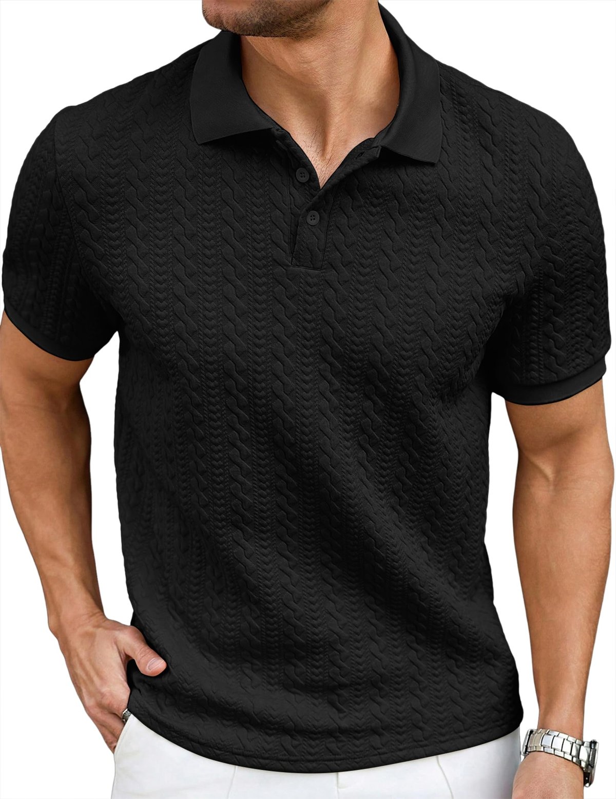 $20 Cable Knit Polo: Affordable Old Money Style on Amazon