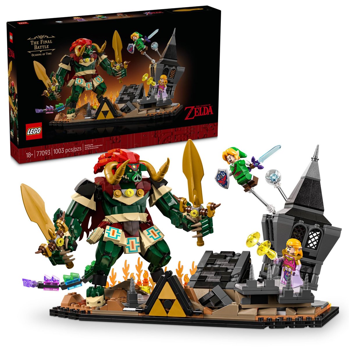 ZELDAサヨコ　サヨコオトナラ　関連セット LEGO Ocarina of Time Final Battle Set for $130 on Amazon
