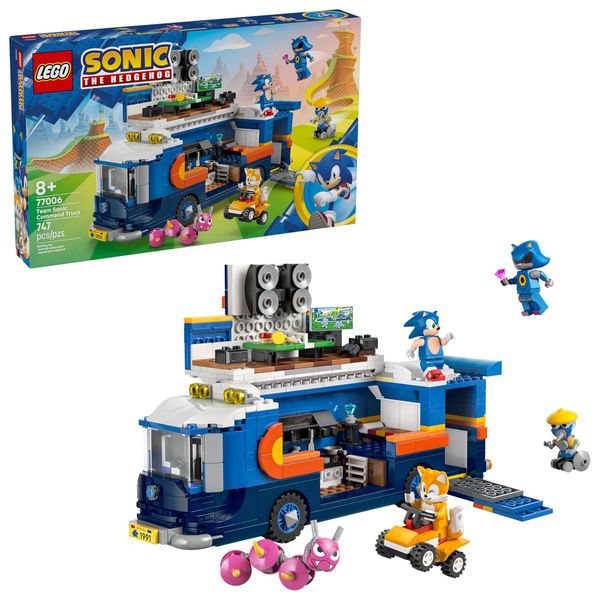 ソニックコマンドセット LEGO Sonic Command Truck Drops to $64 (Save $6 on 2025 Set)