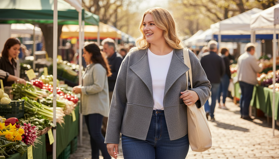 Liz Claiborne Plus-Size Cropped Jacket Just $28 at JCPenney