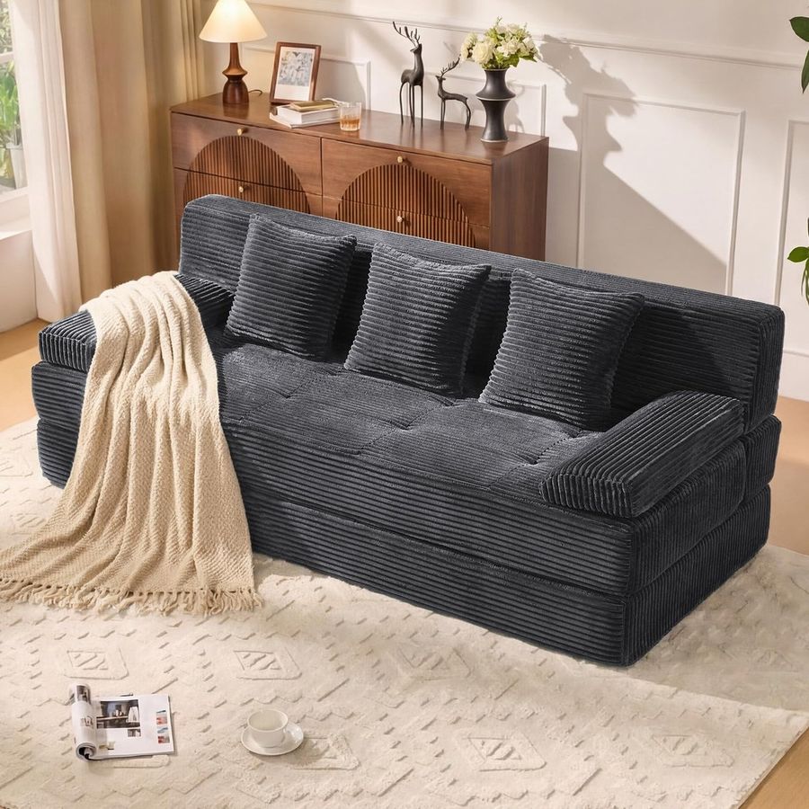 $310 No-Assembly Folding Sofa Bed for Small Apartments