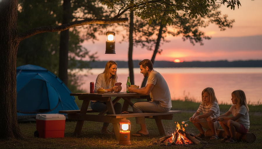 Two Solar Camping Lanterns for $25 at Walmart