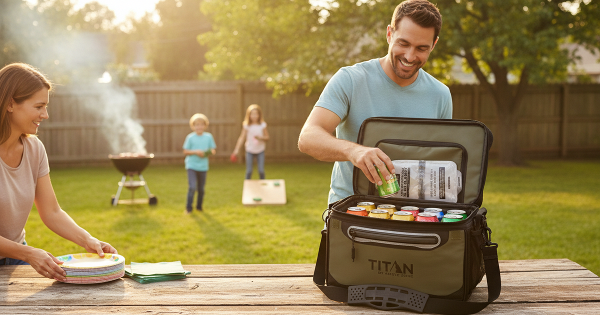 Titan 38-Can Soft Cooler With Ice Blanket Just $20 at Walmart