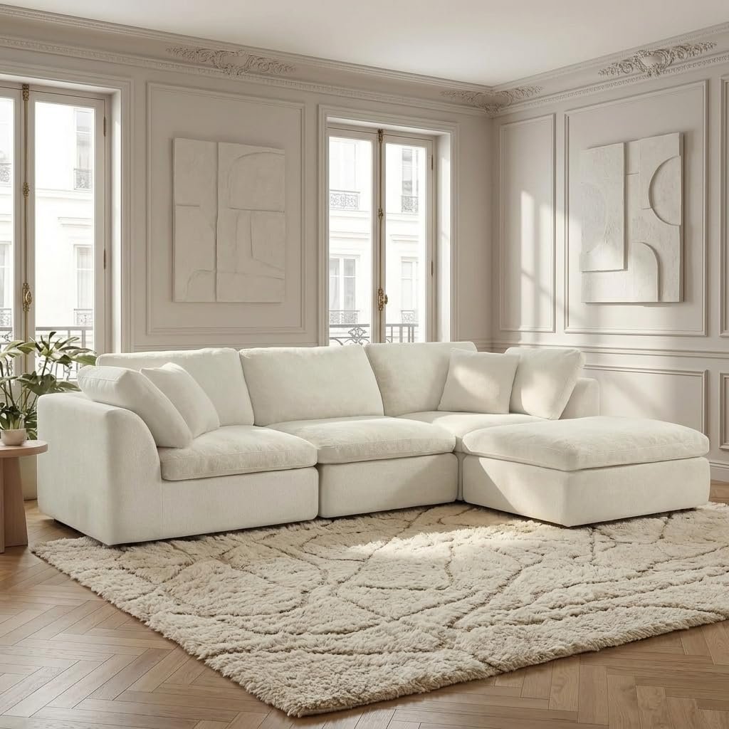 TikTok クッションセット Viral $60 Cloud Sectional on Amazon—TikTok-Approved Deal