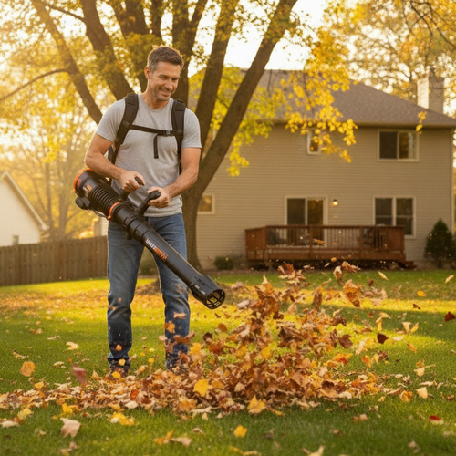 WORX NITRO 80V Backpack Blower 10% Off—800 CFM, 4 Batteries
